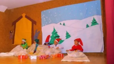 La navidad fala en el CP Santa Rosa de Lima