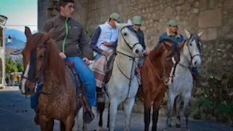 Caballistas en San Blas durante el pasado a&ntilde;o. IMAGEN PINCHA JLF