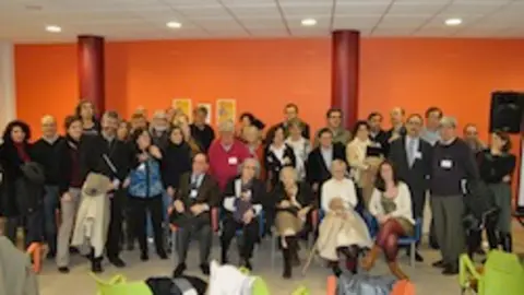 La familia Bacas con ponentes y conferenciasntes