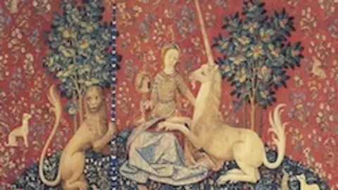 La dama a&igrave; la licorne. Museu Cluny