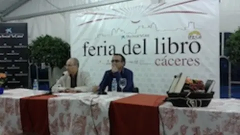 Diego Doncel en la Feria del Libro de C&aacute;ceres