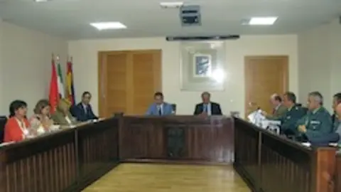 Junta de Seguridad Local en Moraleja