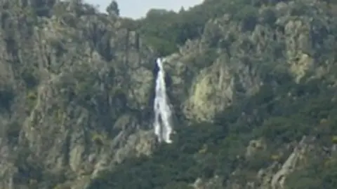 Cascada de La Cervigona, en Acebo