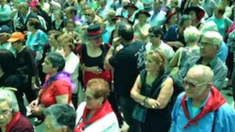 XXX reuni&oacute;n de mayores en Villasbuenas de Gata