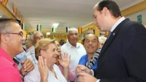 Carr&oacute;n en la XXVI convivencia del Hogar de Mayores de Moraleja
