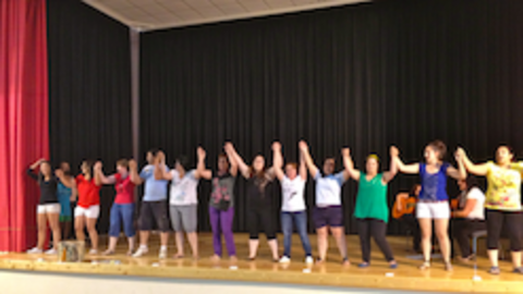  Ensayo general del Festival Solidario en Perales