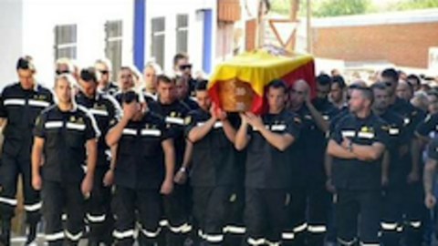 Entierro de Alberto Guisado. FACEBOOK TEKILA CRISTIAN