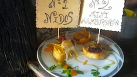Pinchos en la I Ruta de la Tapa de Hoyos 
