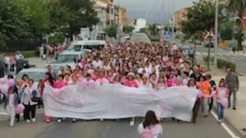 Vista de la marcha No Est&aacute;s Sola. SALVADOR GONZ&Aacute;LEZ ROSO