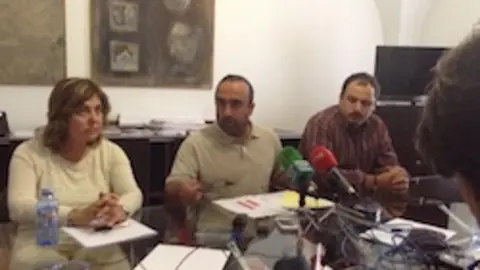Rueda de prensa del PSOE cacere&ntilde;o