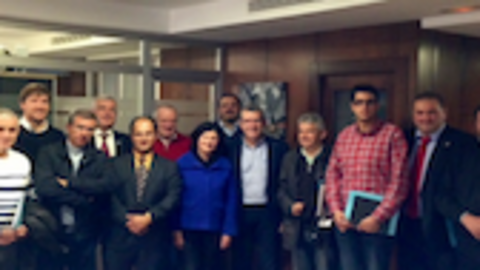 Representantes de la Asociación de Municipios de Montaña