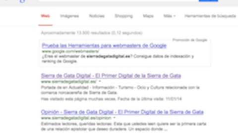 13700 noticia indexadas por google
