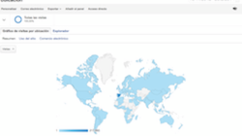 Países lectores de Sierra de Gata Digital