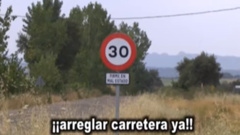 Video denuncia de las carreteras de Vegaviana
