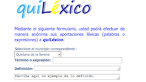 Cuestionario de quiL&eacute;xico