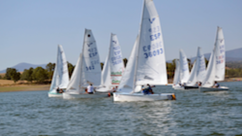 Campeonato Vaurien en el embalse de El Borbollón