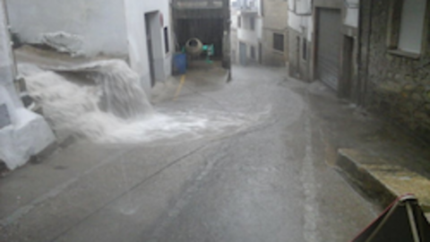 Tromba de agua en Acebo Gustavo Egido
