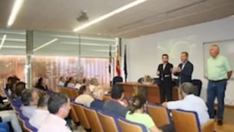Inauguraci&oacute;n en el CFMR moralejano de las jornadas sobre las variedades del ma&iacute;z