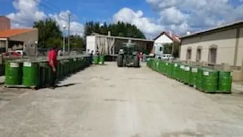 Resina obtenida en Villabuenas de Gata y Navasfr&iacute;as esta temporada