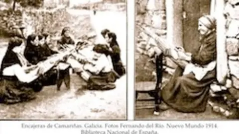 ENCAJERAS DE CAMARINŽAS. Del Riģo. Nuevo Mundo 1914