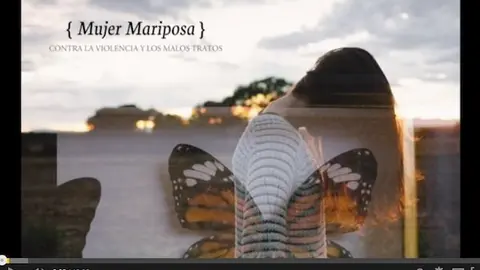 Mujer Mariposa proyecto de Carmen Hache