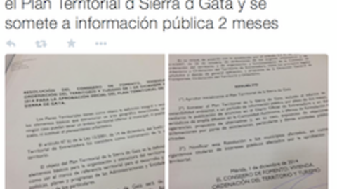 Tweet enviado en la madrugada del d&iacute;a 2 por Victor del Moral