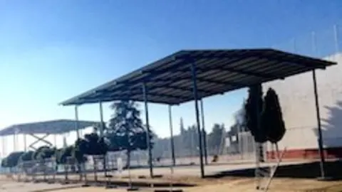 Obras en el polideportivo moralejano