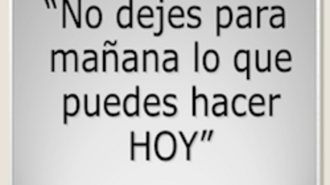 El tiempo