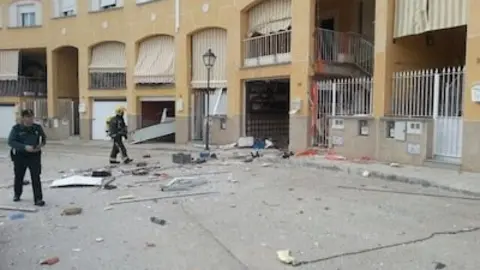 Explosi&oacute;n en Coria