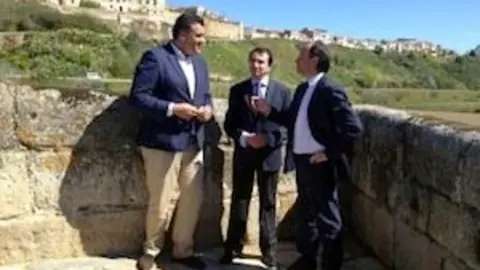 Ballestero, León y Antolín en Coria
