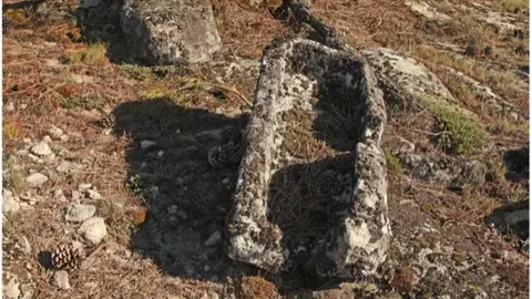 Yacimiento arqueol&oacute;gico en el Puerto de Castilla