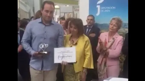 Miguel Angel Carrasco en los premios internacionales AEMO