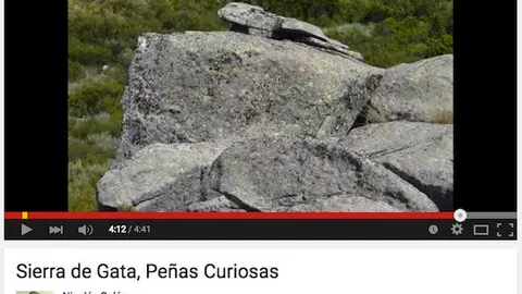 Pe&ntilde;as curiosas en la Sierra de Gata. Un v&iacute;deo de Nicol&aacute;s Gal&aacute;n