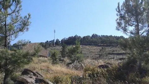 Antena repetidora de la se&ntilde;al de TV en Acebo. AGUST&Iacute;N RIVAS