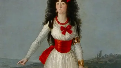 Cuadro de Francisco de Goya. Teresa Cayetana de Silva &Aacute;lvarez de Toledo