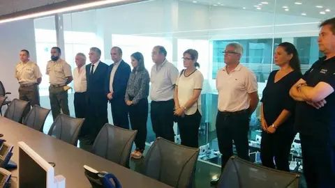 Un miuto de silencio por Alberto Guisado en el tercer aniversario de su fallecimiento en acto de servicio
