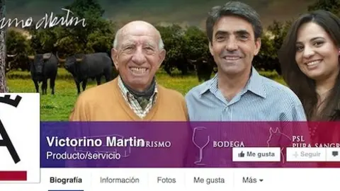 P&aacute;gina de Facebook de Victorino Mart&iacute;n