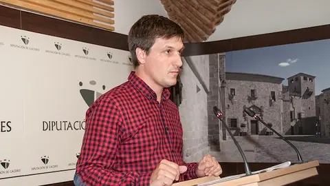 Fernando Garc&iacute;a Nicol&aacute;s, portavoz de la Diputaci&oacute;n de C&aacute;ceres