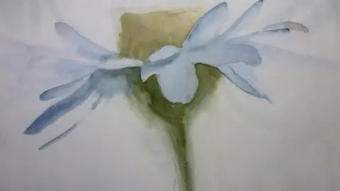 Margarita. Acuarela de Aitro C&aacute;ceres Trueba