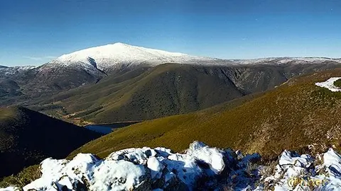 Jálama nevada el pasado 15 de febrero de 2016. Imagen de ANHER