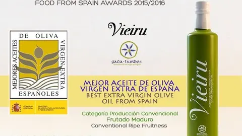 Premio Alimentos de España para Aove Vieiru