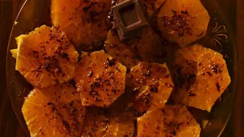 Ensalada de naranjas con AOVE Vieiru Aromatizado. Una receta de Sibarigata en www.sierradegatadigital.es