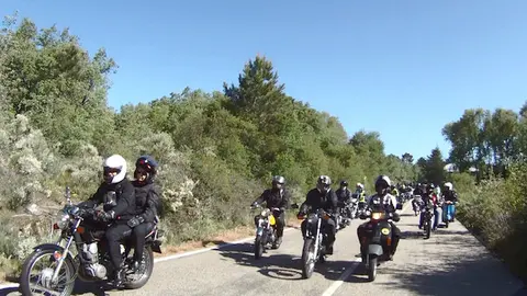 Club Clásicas Sierra de Gata on the road