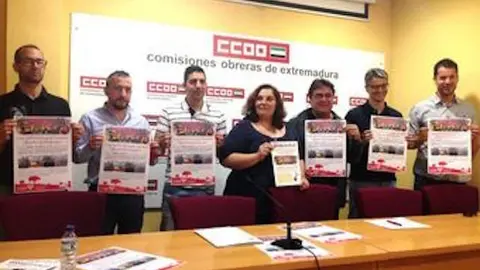 CCOO solicita la Medalla de Extremadura para los trabajadores del INFOEX