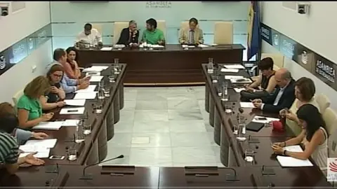 Sala de la Comisión no permanente de investagación sobre el incendio de Sierra de Gata