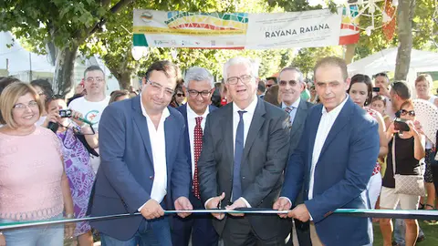 Autoridadades hispano lusas inauguran la XX Feria Rayana en Moraleja