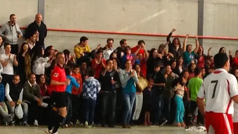 Partido en Liga comarcal fútbol sala Sierra de Gata. ARCHIVO