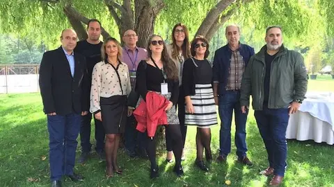  Equipo técnico y miembros de la junta directiva de Adisgata en el XXV Aniversario Leader
