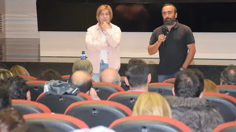 Miguel Ángel Morales y Charo Cordero en la apertura del curso sobre presupuestos destinado a alcades socialistas