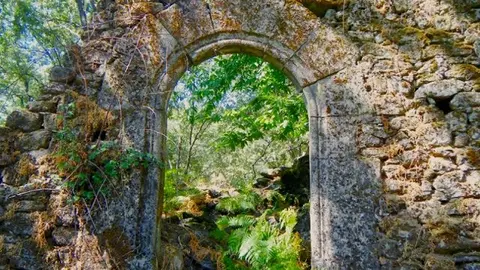 FIG.10: Arco de medio punto del convento de Santiago